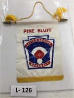 Pine Bluff AR Little League Baseball banner