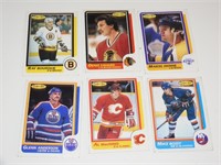 6 1986 87 OPC Hockey Cards Stars