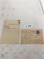 WWII German Battle Front Letter