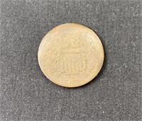 1870 US 2 Cent Piece