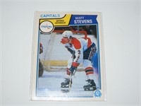 1983 84 OPC Hockey Card RC Scott Stevens #376