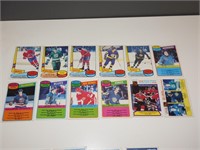 1980 81 Lot of Hockey Cards Stars