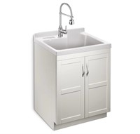 Glacier Bay Deluxe 28-inch 2-Door Laundry Cabinet