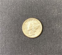 1936 Silver Mercury Dime 10c BU