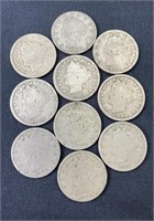 1899-1908 Liberty V Nickels Consecutive Set