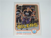 1981 82 OPC Hockey Card RC  Glen Anderson #  108