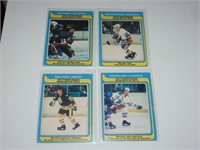 1979 80 OPC Hockey Cards Lot of 4 Record Breaker