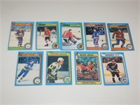 1979 80 OPC Hockey Cards Lot of 9