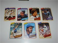 1980 OPC Baseball Card Star Lot