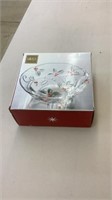 Mikasa glass bowl still in box