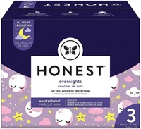 Honest Company Overnight Diapers, Size 3, 60 Count
