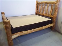 Log Frame Queen Bed