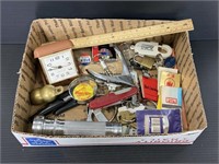 Lot box of vintage drawer finds