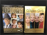 Golden Girls season 1 & Dallas season 8 DVD sets
