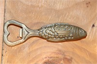 Brass Fish Bottle Opener made in Italy