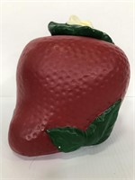 USA ceramic strawberry cookie jar