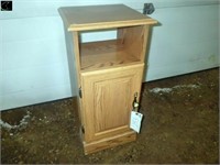 Wooden Cabinet , 13 1/4 , X 12 1/4, X 27 1/4 H