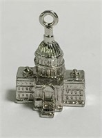 Wells Sterling Silver Capitol Charm