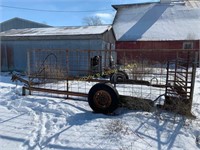 6' x14' HYD livestock hauler