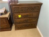 Woodward Furniture Wood Chest of Drawers. 4