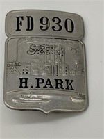 Vintage Henry Ford Highland Park MI Plant Badge