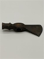 Vintage cast tomahawk ax piece pipe