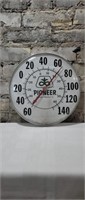 VINTAGE PIONEER SEED THERMOMETER 12 INCH