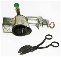 Hand Crank Grinder, Candle Snuffer/Trimmer