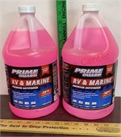 2 New Prime Guard  RV & Marine Antifreeze Gallons