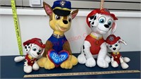 Paw Patrol Toy Lot. 2 Smaller Dogs Talk
