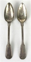 800 Coin Silver Spoons, Lot of 2