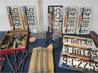 Decoy weights, hardware, license plates, more