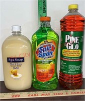 3 New Cleaners - Spic & Span, Soap, & Pine