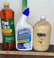 3 New Cleaners -  Pine Cleaner, Toilet Bowl
