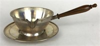 Sterling Silver Ladle & Plate by Frank Whiting