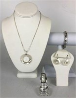 Sterling Silver & Mother of Pearl Jewelry