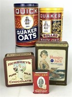 Quaker, Hershey & Prince Albert Vintage Style Tins