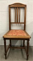 Dining Chair with Inset Upholstered Seat