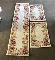 Floral Runner & Area Rugs