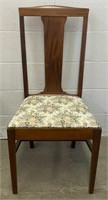 Chair with Floral Upholstered Seat