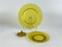 Heisey Marigold Empress Uranium Glass