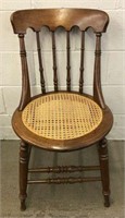 Spindle Back Chair with Cane Seat
