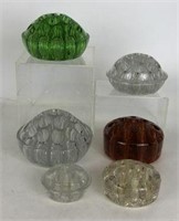 Selection of Glass Flower Frogs