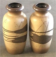 Pair of Scheurich Keramik Pottery Vases