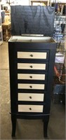 6-Drawer Standing Jewelry Armoire