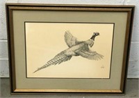 Signed & Numbered Framed Pheasant Print