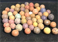 Civil War soldiers Clay game marbles 1800’s