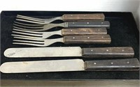 6 Civil War era 1800’s Forks & Knives