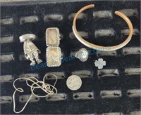 Misc silver jewelry