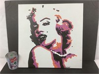 Affiche impression sur canevas Marilyn, 20"x20"